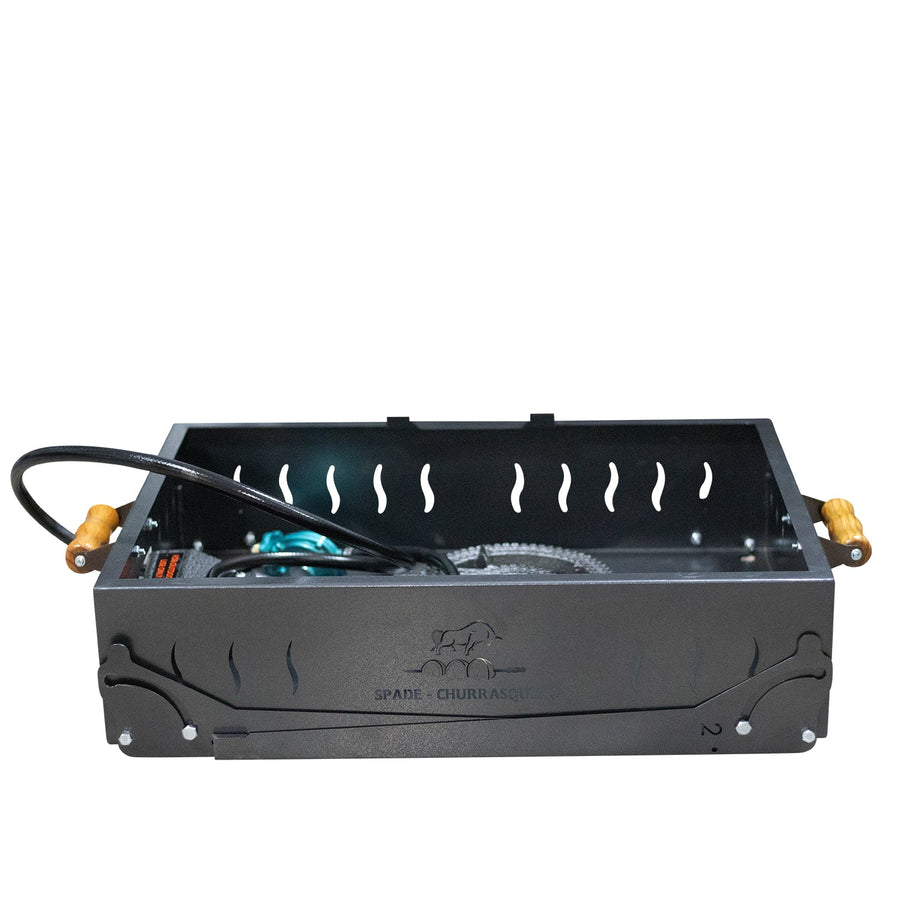 PORTABLE LP Gas Base with (stainless steel) Disc-Grill (wok)