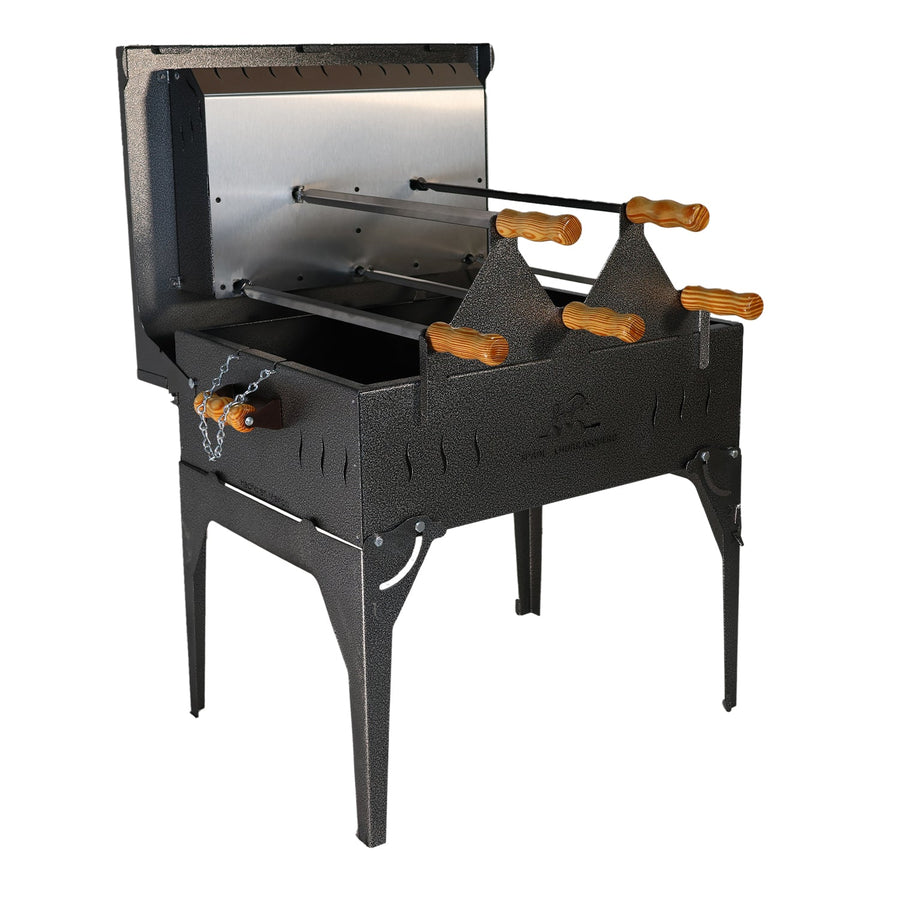 PORTABLE Grill Premium – 5 Spits (InoxCover)