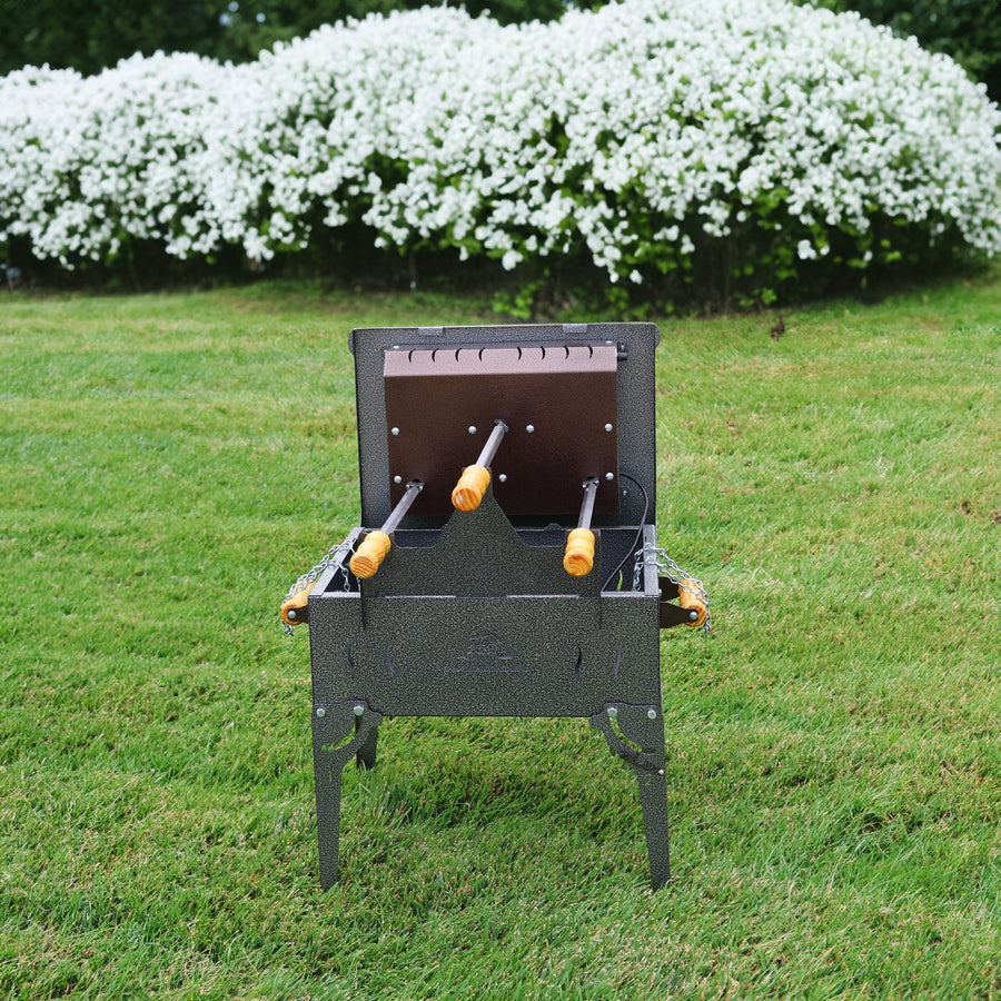 PORTABLE Grill Economy – 3 Spits