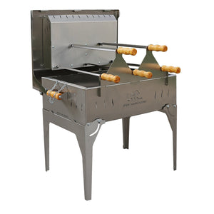 PORTABLE Grill Superior Plus – 5 Spits (FullInox stainless steel)