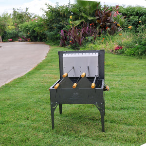 PORTABLE Grill Premium – 5 Spits (InoxCover)